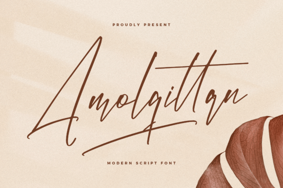 Amolqittan: A Modern Script Font That Sells