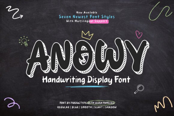 Anowy: A Script Font That Commands Attention