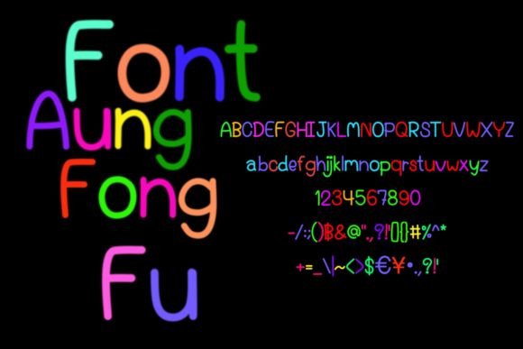 Aung Fong Fu: A Playful Handwritten Font for Lighthearted Digital Brands