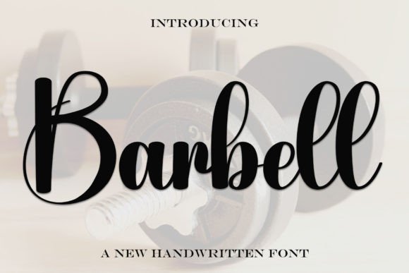 Barbell: An Elegant Handwritten Font for Editorial Design