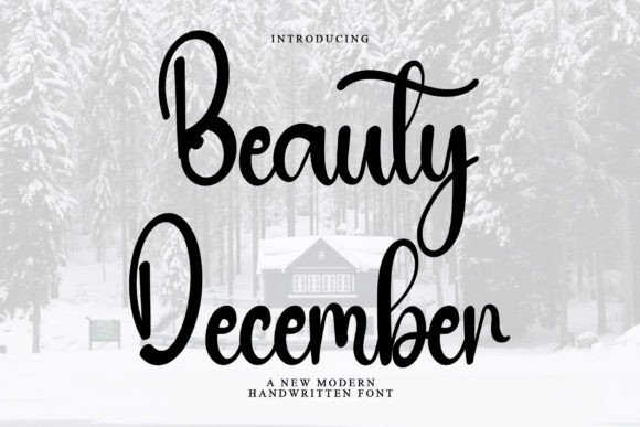 Beauty December: A Handwritten Font That Feels Like a Thoughtful Pause