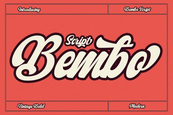 Bembo: A Noble Script Font for Handmade Labels & Invitations