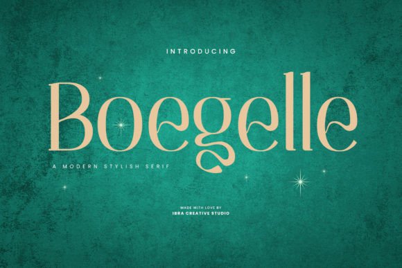 Boegelle: A Sophisticated Serif Font for Modern Web Design