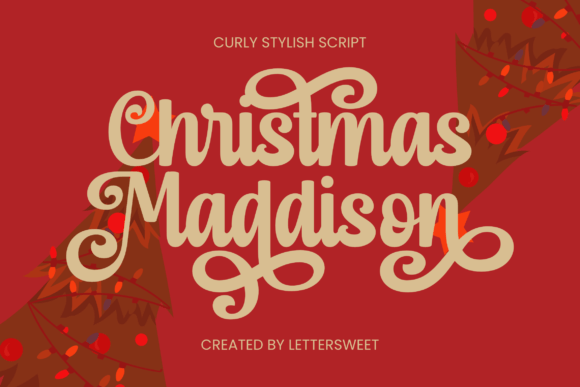Christmas Maddison: A Handwritten Font That Makes Your Brand Feel Warmer
