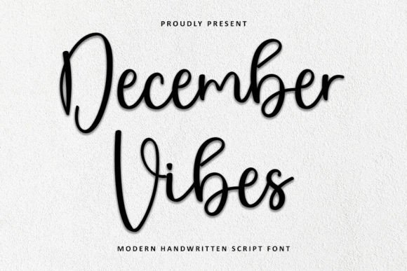 December Vibes: A Festive Script Font for Digital Branding