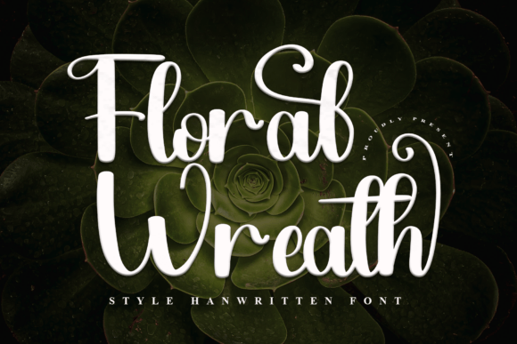 Floral Wreath: A Festive Script Font That Makes Campaigns Feel Instantly Seasonal