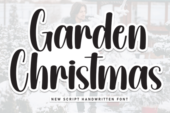 Garden Christmas: A Premium Script Font for Festive Campaigns