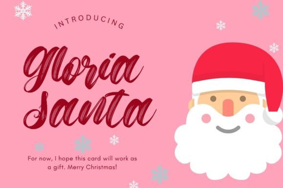 Gloria Santa: A Whimsical Script Font for Handmade Magic
