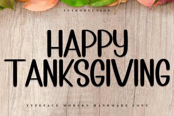 Happy Tanksgiving: A Festive Script Font for Warm, Human Branding