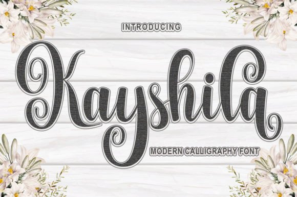 Kayshila: An Elegant Script Font That Earns Its Place