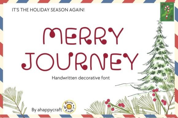 Merry Journey: A Modern Handwritten Font for Scroll-Stopping Campaigns