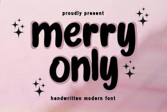 Merry Only: A Handwritten Font That Feels Like a Warm Invitation