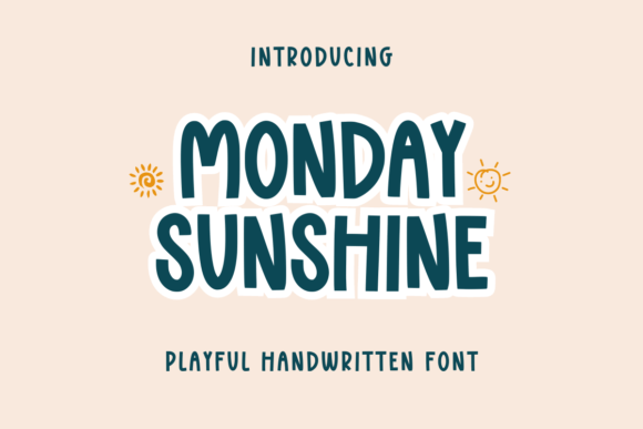 Monday Sunshine: A Playful Handwritten Font for Digital Branding