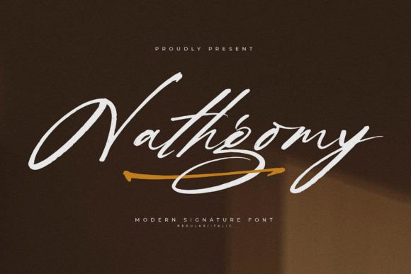 Nathgomy: A Timeless Handwritten Font for Makers