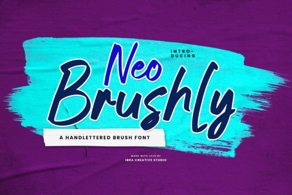 Neo Brushly: A Hand-Lettered Script Font for Crafters & Sellers