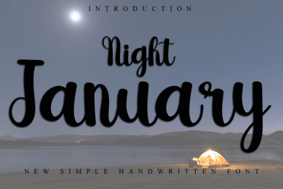 Night January: A Playful Handwritten Font That Just Works