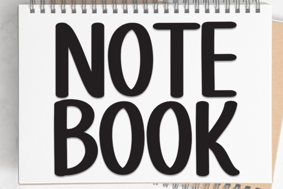 Note Book: A Sweet Handwritten Font for Crafters & Sellers