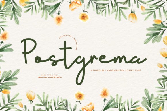Postgrema: A Handwritten Script Font That Makes Your Campaigns Feel Human