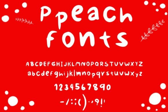Ppeach Handwritten Font: Warm, Friendly Branding for Small Businesses
