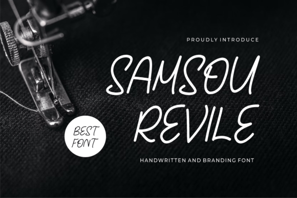 Samsou Revile: A Handwritten Font with Editorial Warmth