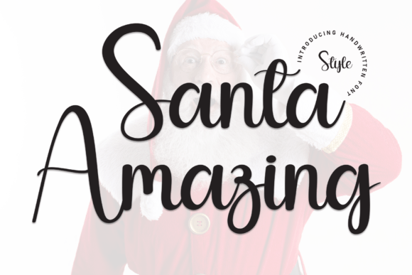 Santa Amazing: A Handwritten Font That Feels Like a Warm Hug