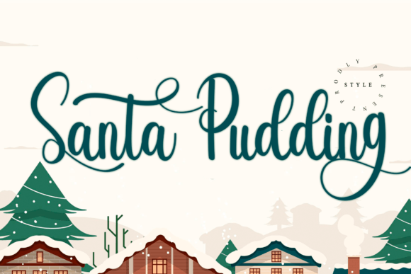 Santa Pudding: A Playful Handwritten Font That Lifts Real Business Branding
