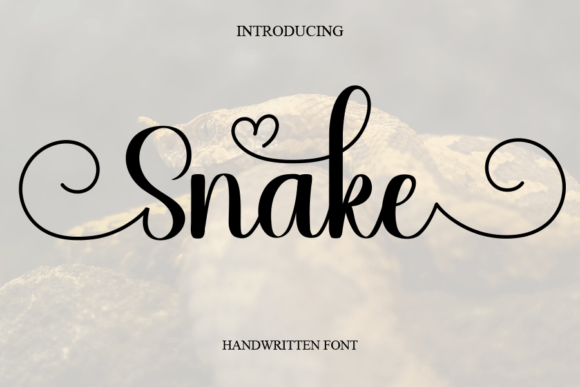 Snake: A Premium Script Font That Elevates Campaign Headlines