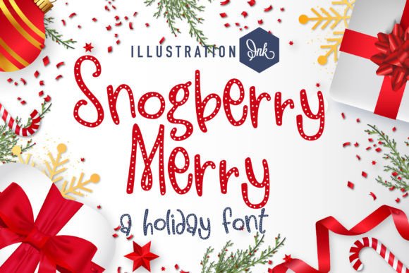 Snogberry Merry: A Playful Sans Serif Font for Brand Warmth