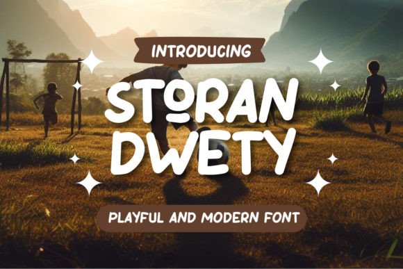 Storan Dwety: A Playful Script Font That Stops Scrolling