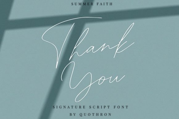 Summer Faith: A Signature Script Font That Makes Campaigns Feel Human