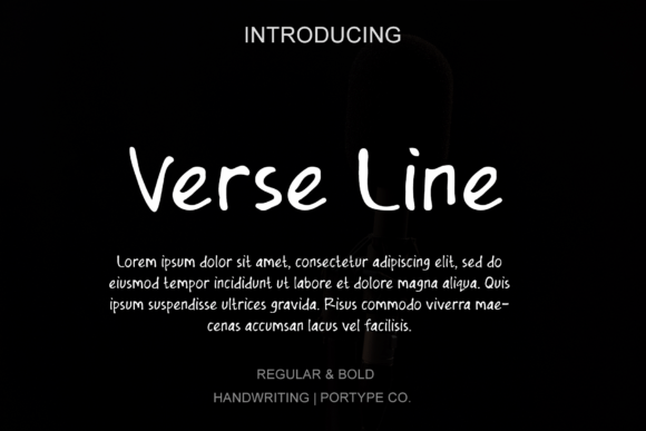 Verse Line: A Handwritten Font That Feels Like a Thoughtful Note
