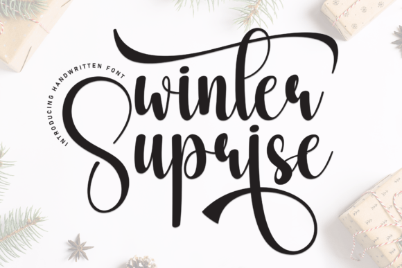 Winter Suprise: A Handwritten Font That Feels Like a Warm Invitation